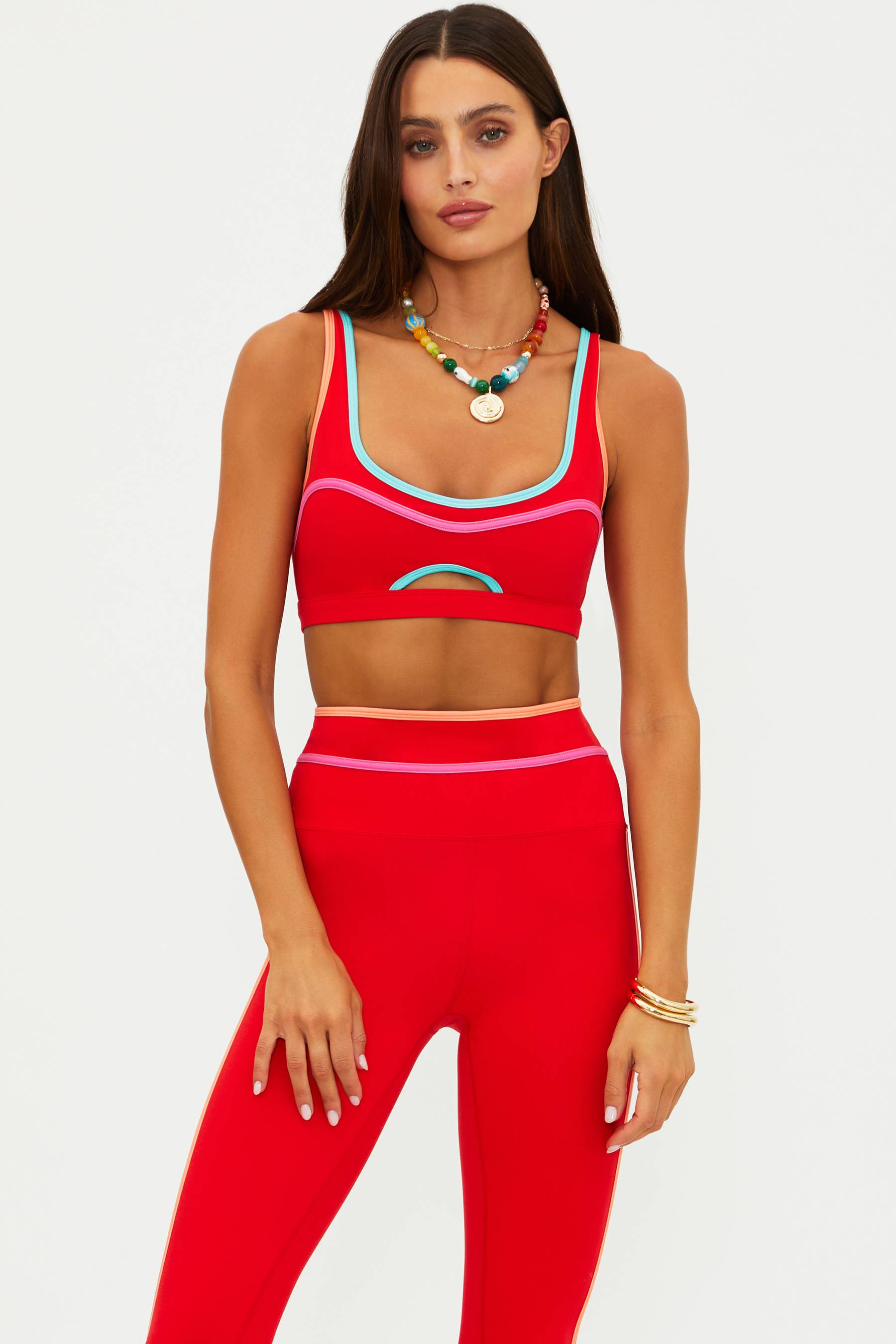 Beach Riot | Moxie Top Strawberry Smoothie Matte | Coral