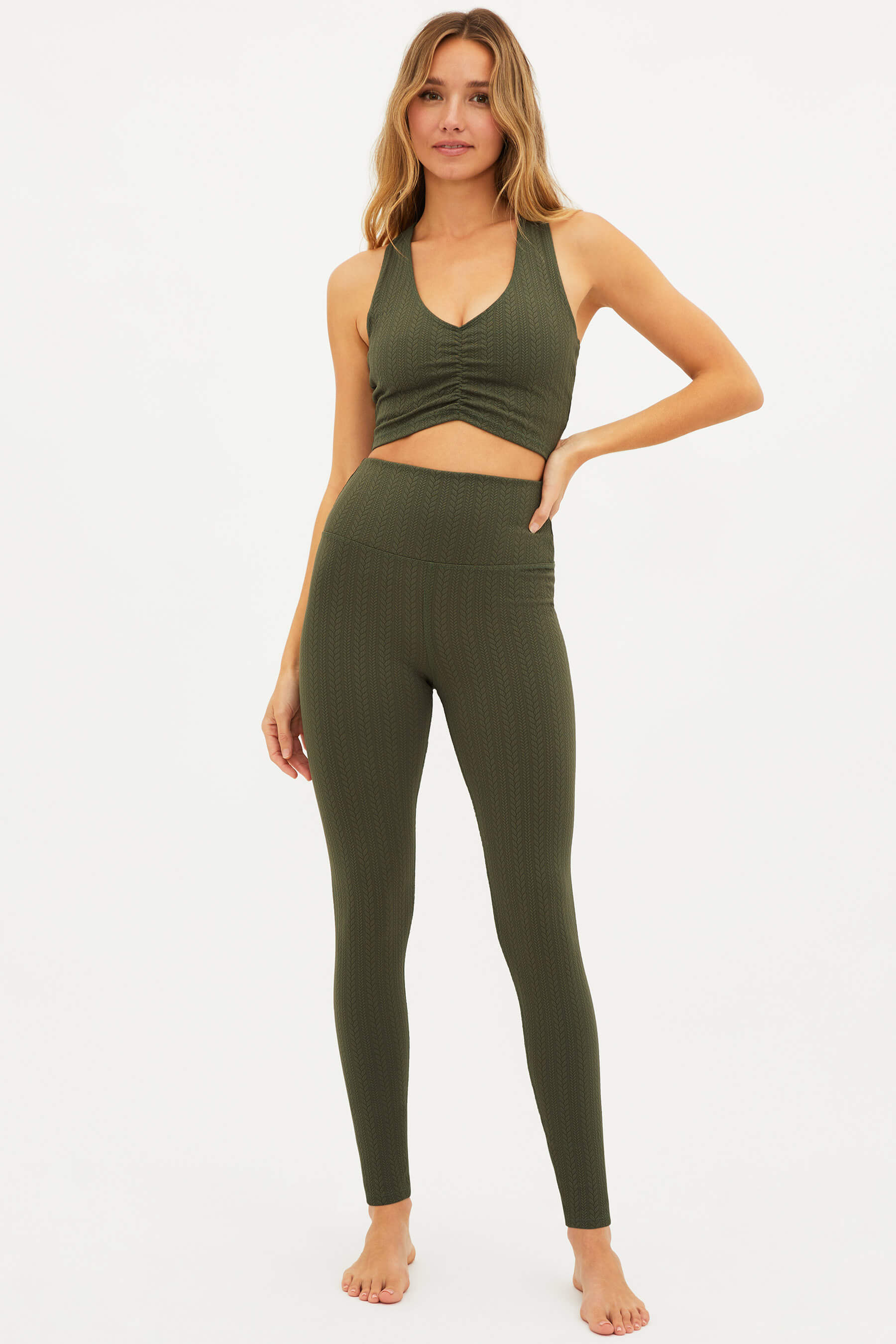 Piper Legging Olive Cable