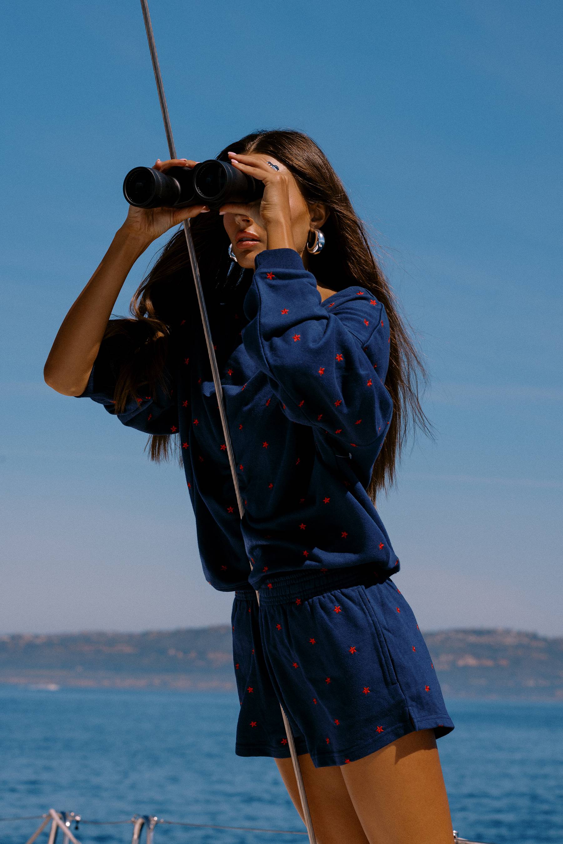 Devyn Sweatshirt Star Spangled Seas