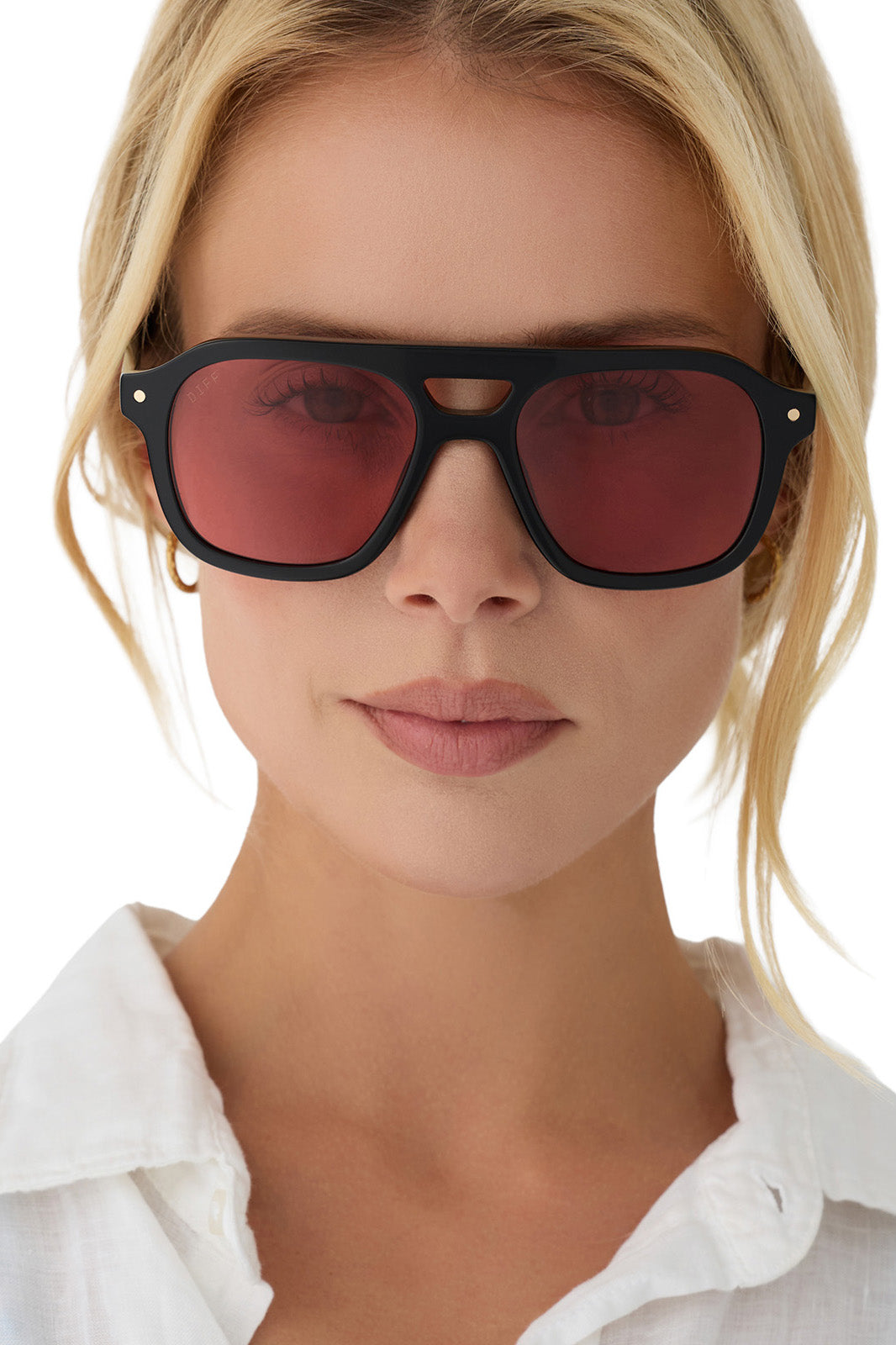 Beach Riot | Beach Riot X DIFF Coast Sunglasses Black | Black Retro ...