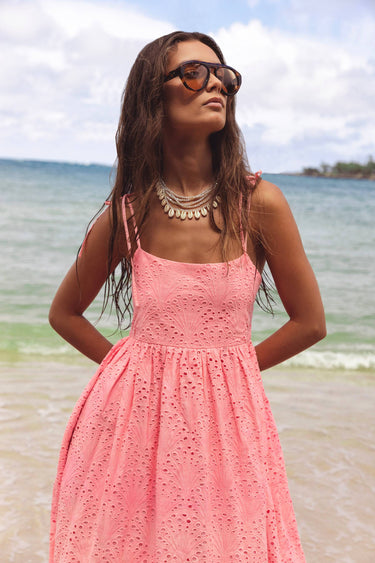 Beach Riot Valory Maxi Dress in PINK