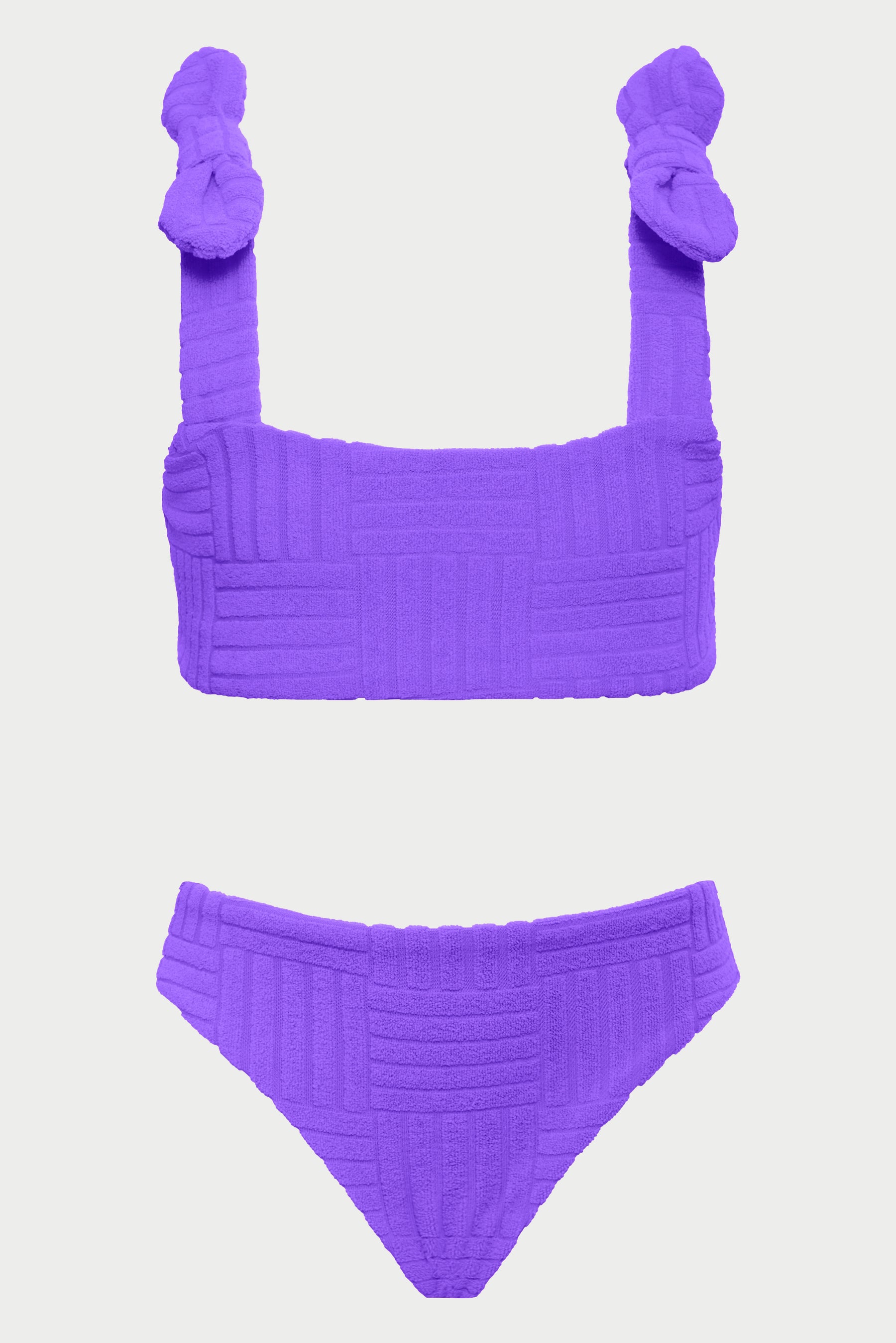 Little Stella Two Piece Ultra Violet Terry