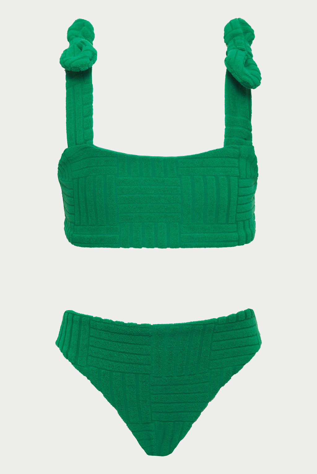 Little Stella Two Piece Jelly Bean Green Terry