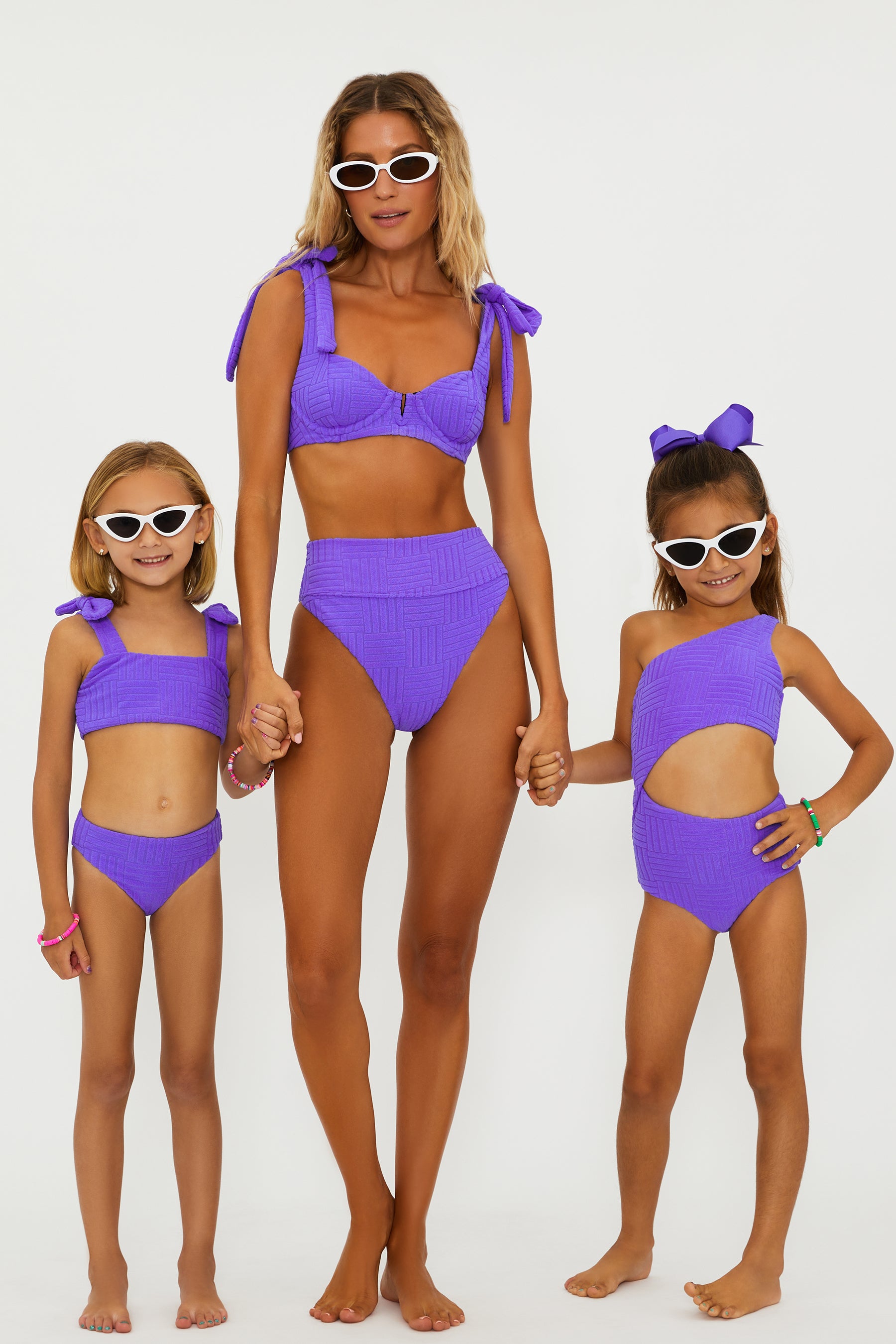 Little Stella Two Piece Ultra Violet Terry