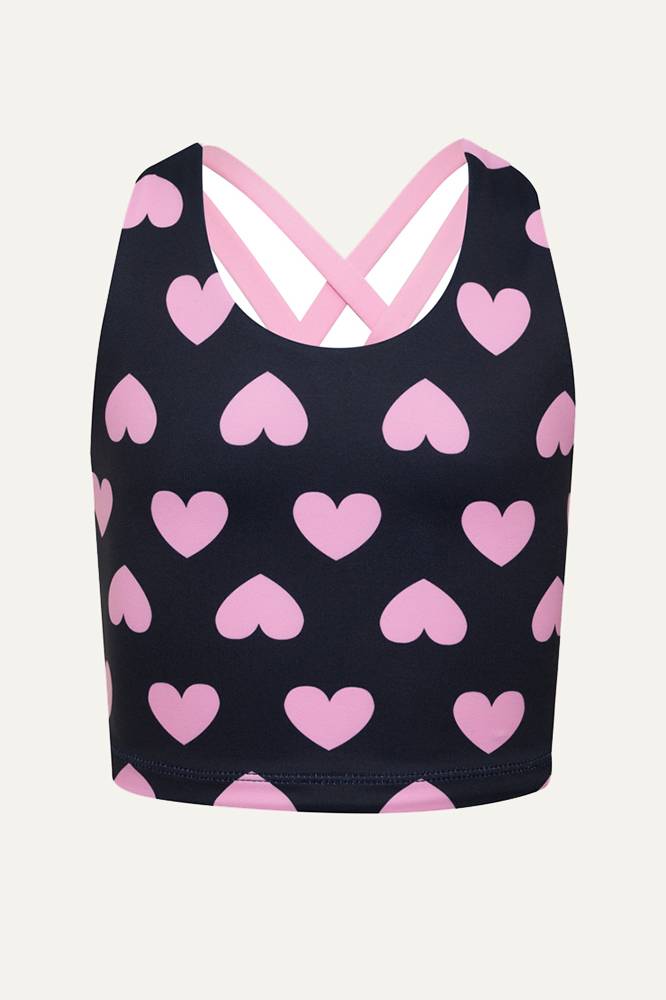 Little Clementine Top Love Heart