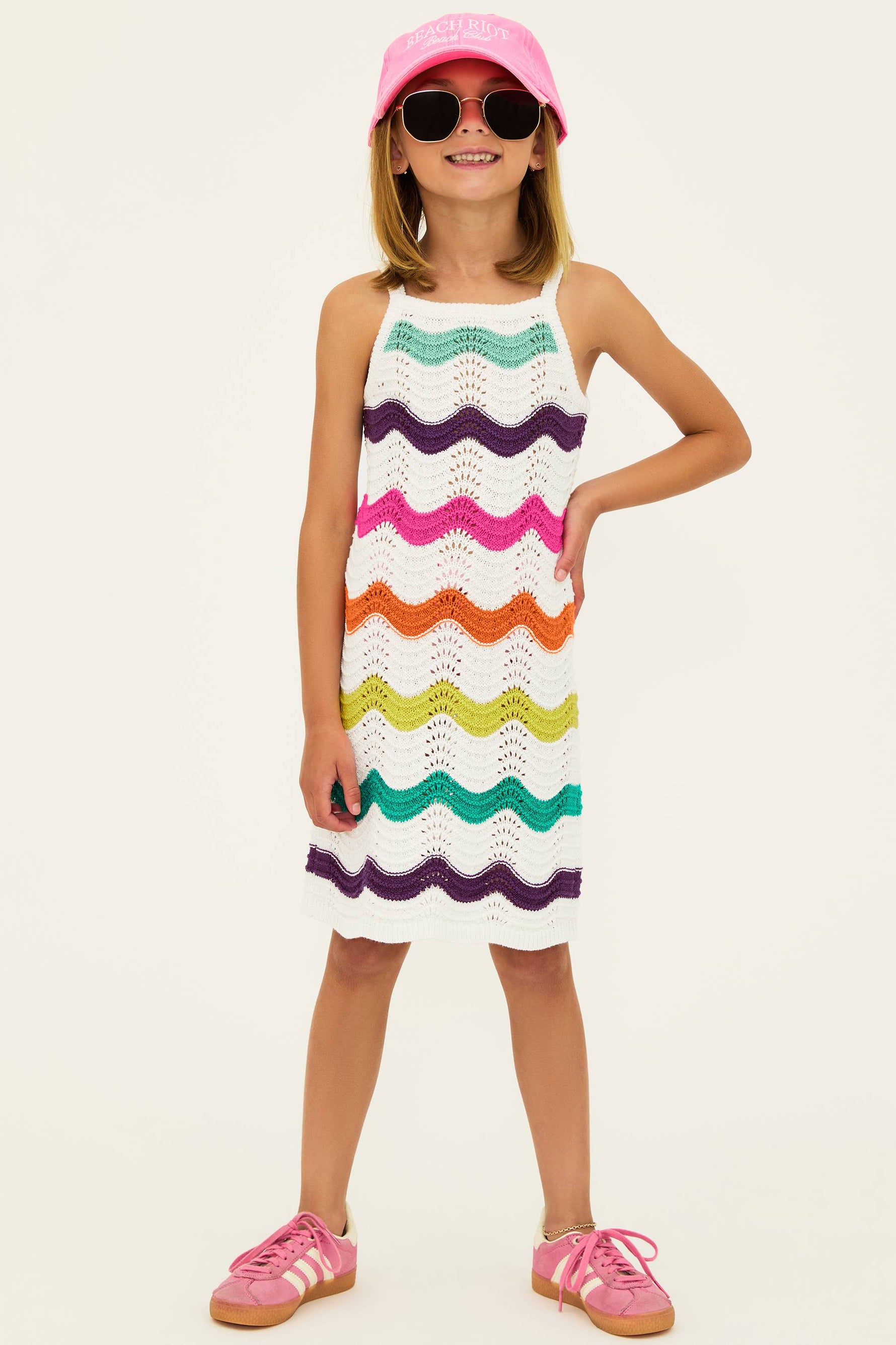 Little Tessie Dress Sunset Sherbert