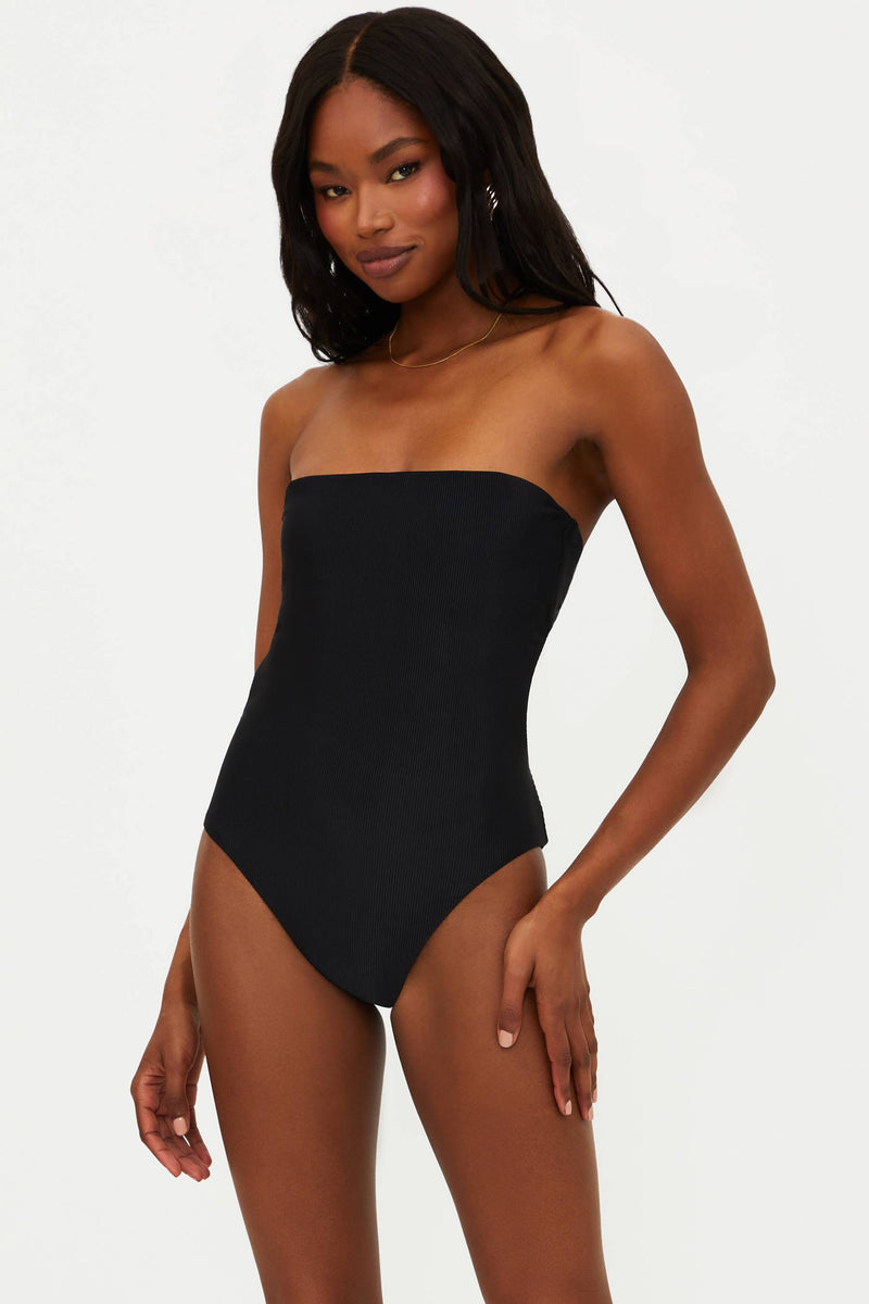 black dress swimsuit Isla Black Dress main image 1