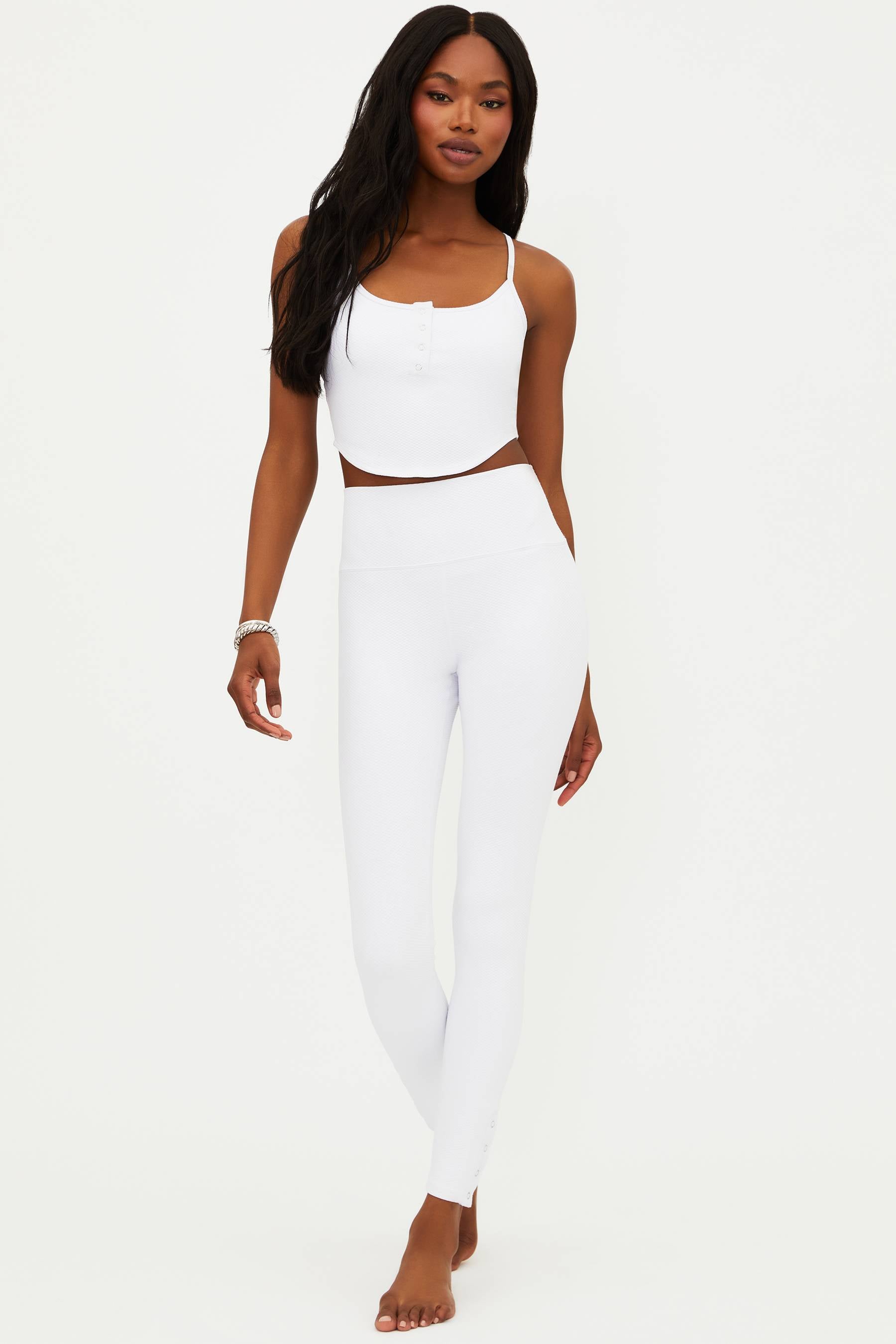 Beach Riot | Tinsley Legging White Waffle | Active Legging | Beach