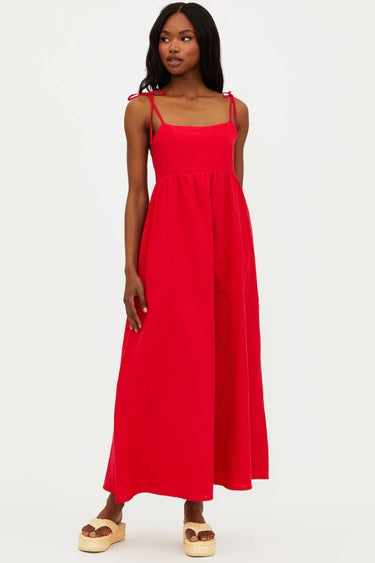 Beach Riot Valory Maxi Dress in Red