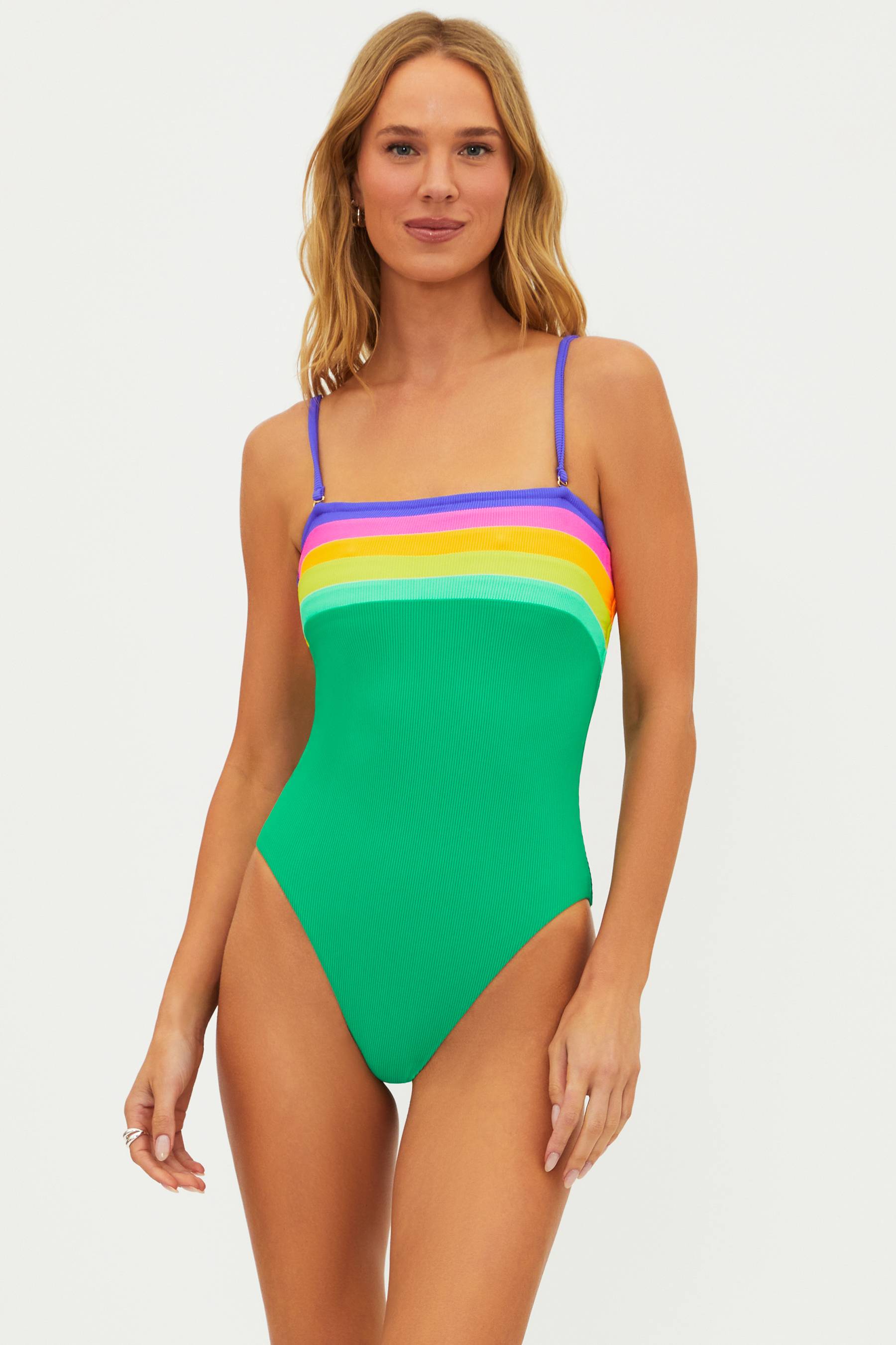 Jessa One Piece Technicolor Colorblock