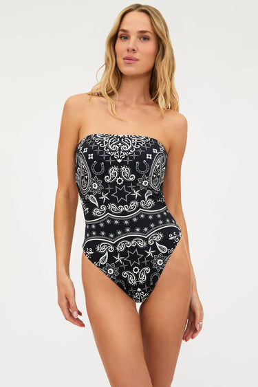 Beach Riot | Stassia One Piece Bandana Black | Bandana Black