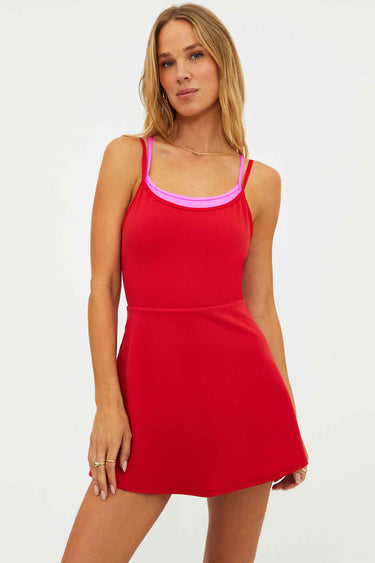beach riot bay tennis dress Beach Riot Viola Dress Women's Dress Birdie Blue : LG