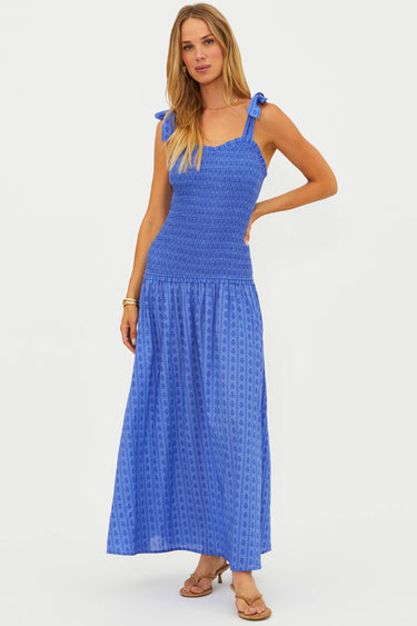 Beach RIOT Isadora Maxi Dress in Blue