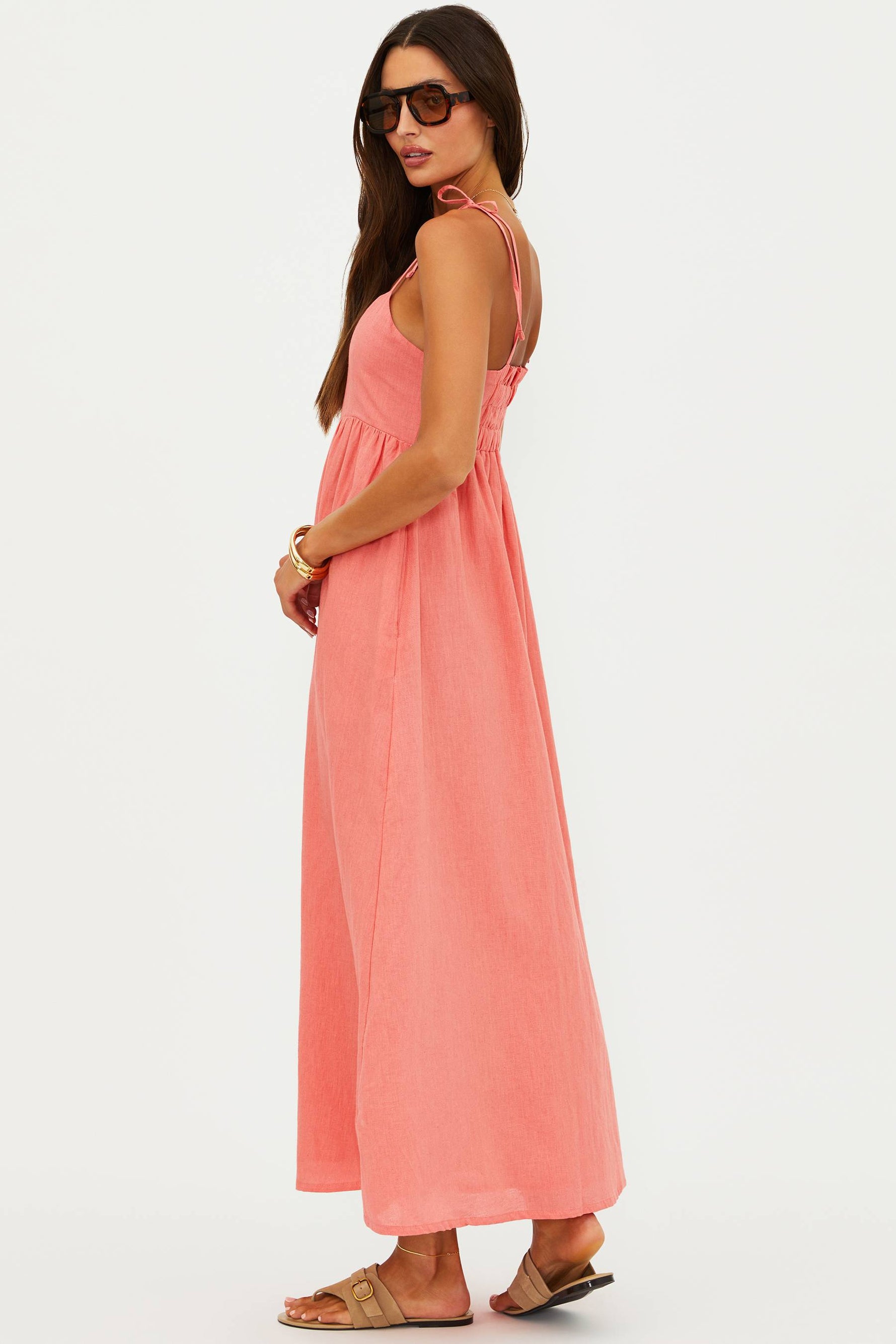 casual bodycon dresses Plus Size Sunny Days Dress Size:44 collection-holiday-shop Elysian Mesh Midi Dress
