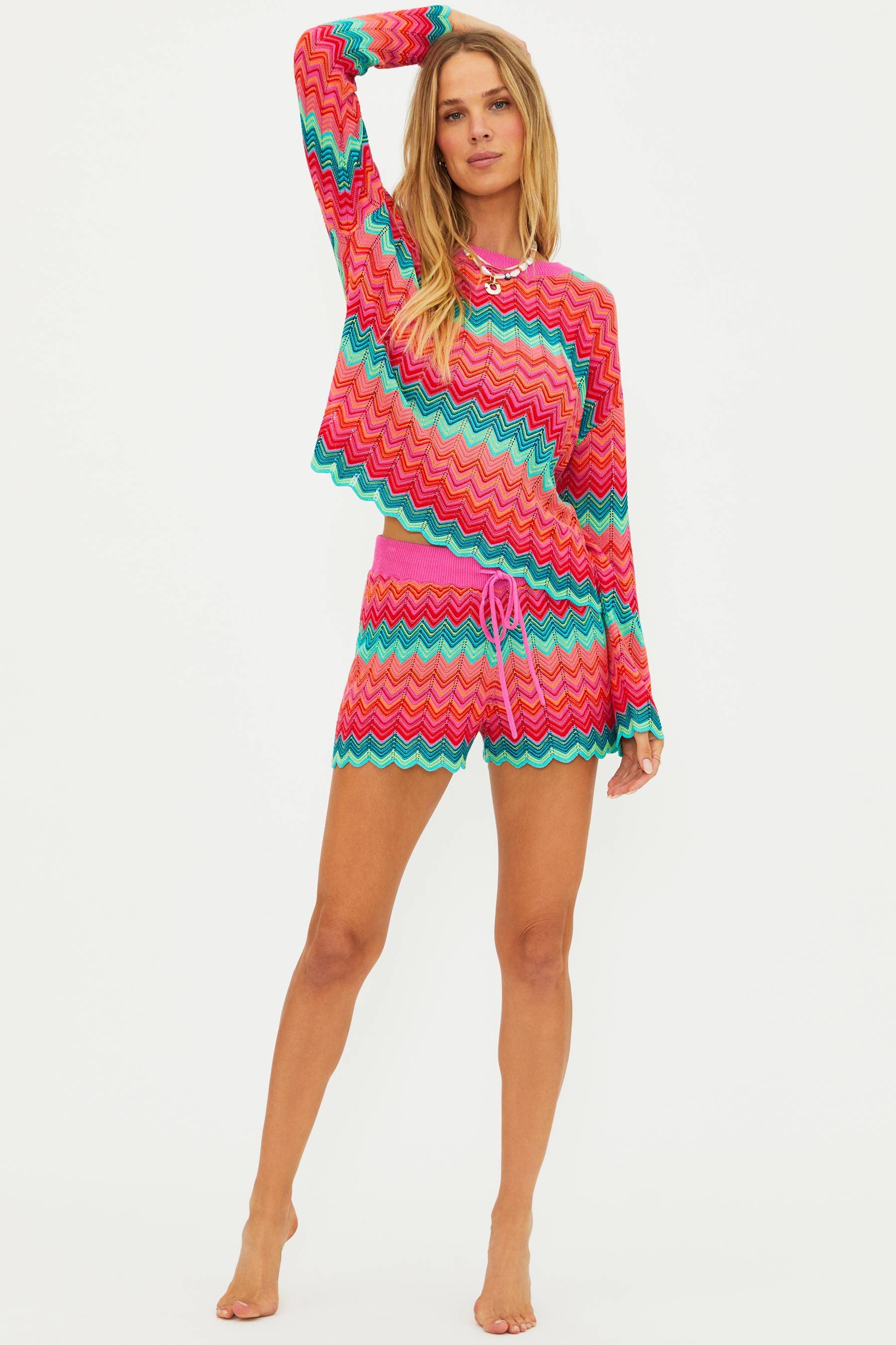 Beach Riot | Balboa Short Strawberry Ice Chevron | Colorful Chevron ...