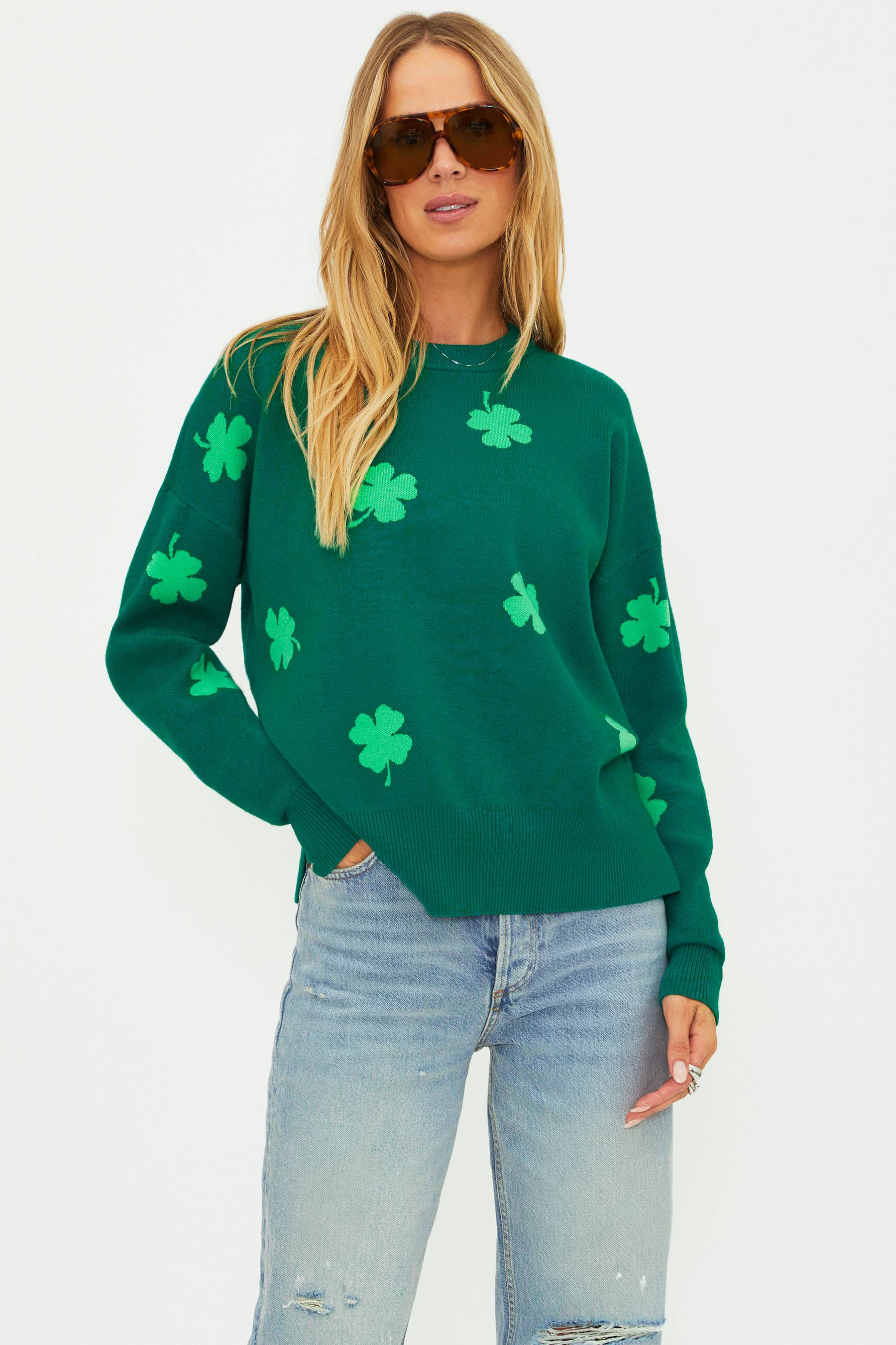 Callie Sweater Clover Green