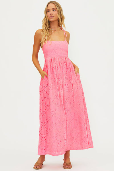 lace maxi dress pink Alanna - US 18 Style this lace maxi dress with delicate heels and a clutch for an effortlessly chic look Beach Riot Valory Maxi Dress