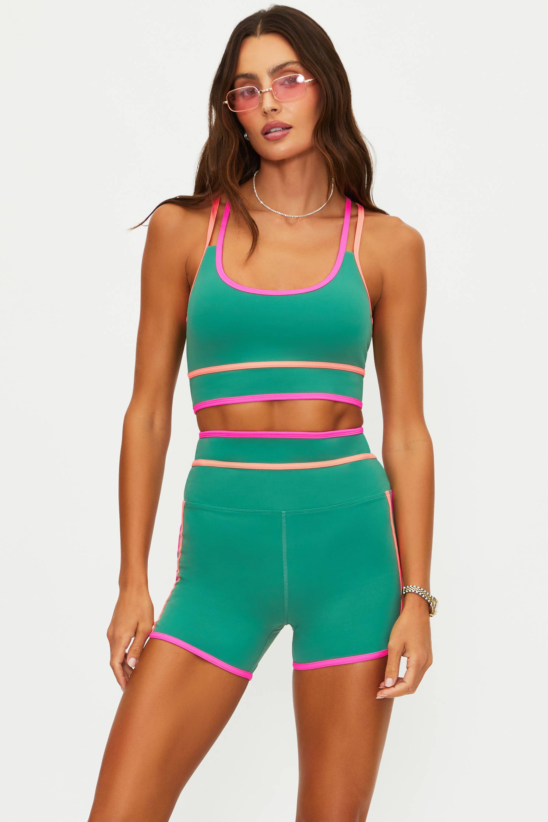 Anari Top Rally Green Colorblock
