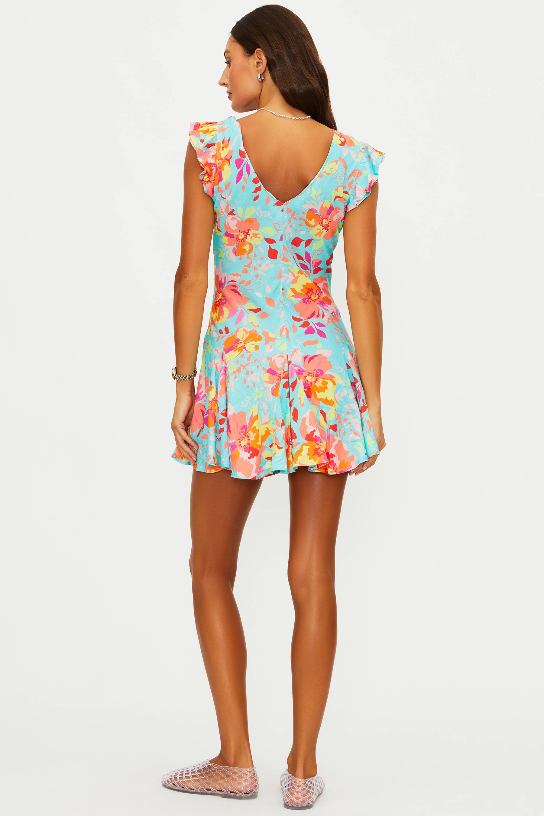 Lennie Dress Gulf Bloom
