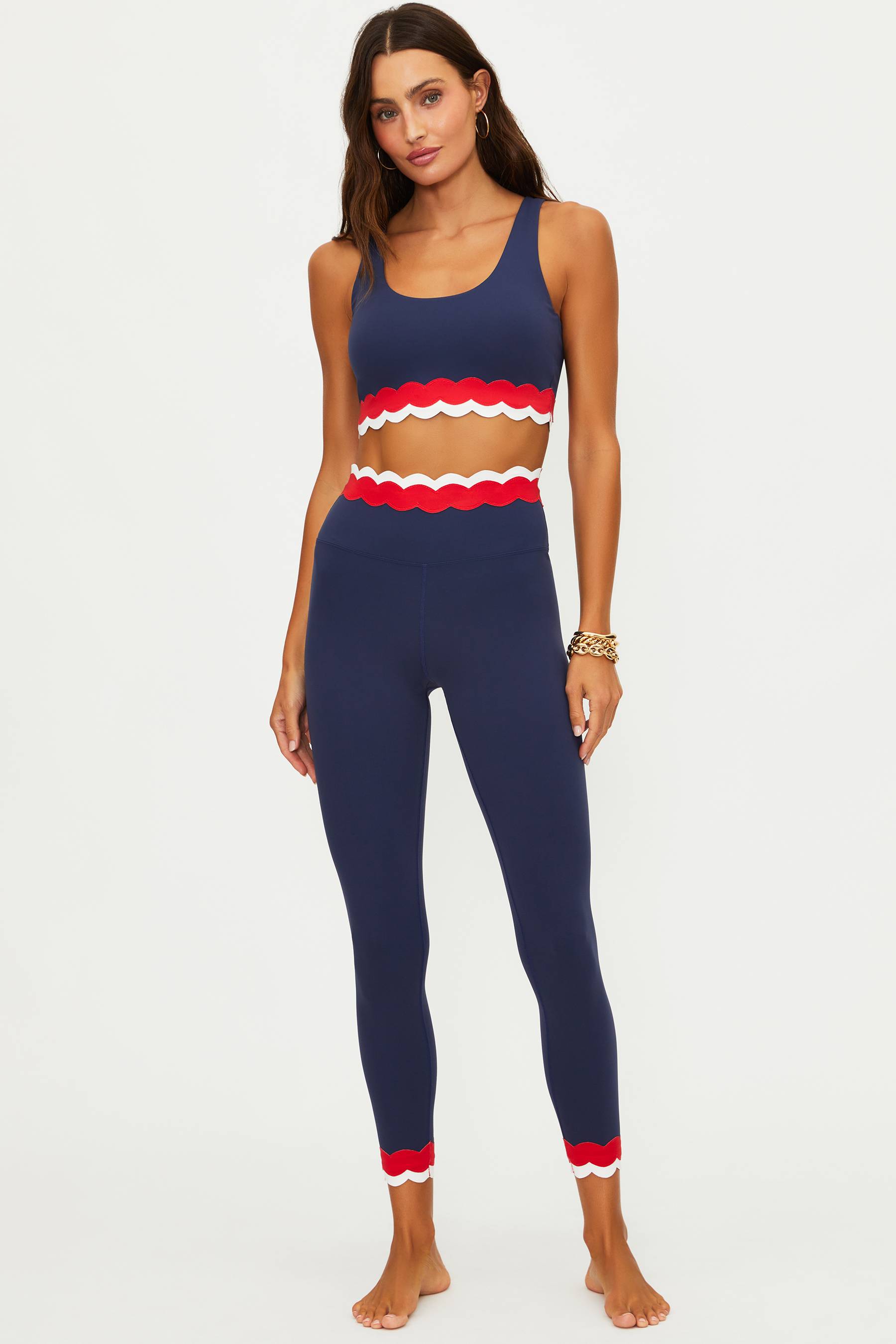 Beach Riot | Stacy 7/8 Legging Mystic Matte Colorblock | Black and