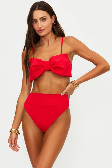 Anthropologie X Beach Riot Bex Top True Red