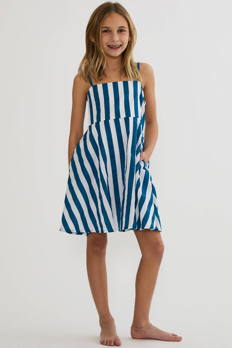 Little Rianne Mini Dress Twilight Tides Stripes, 9/10 / Twilight Tides STRIPES