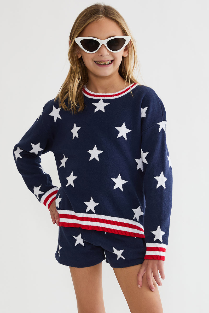 Little Callie Sweater Twilight Stars