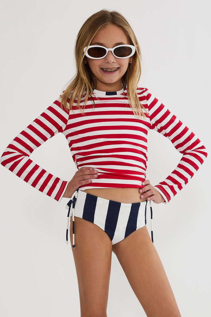 Little Addie & Janie Set Star Spangled Stripes