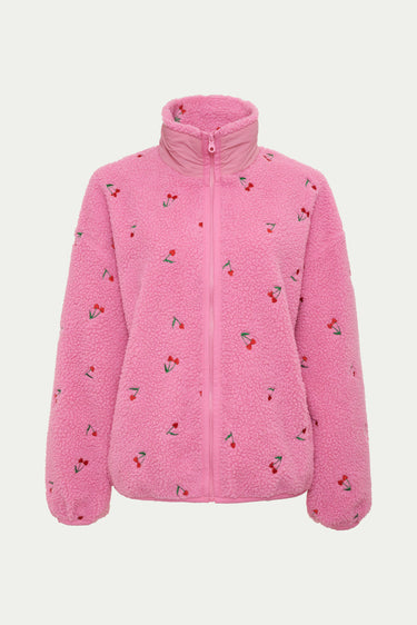 Beach Riot | Bennie Jacket Mon Cheri Sherpa | Pink Cherry Sherpa