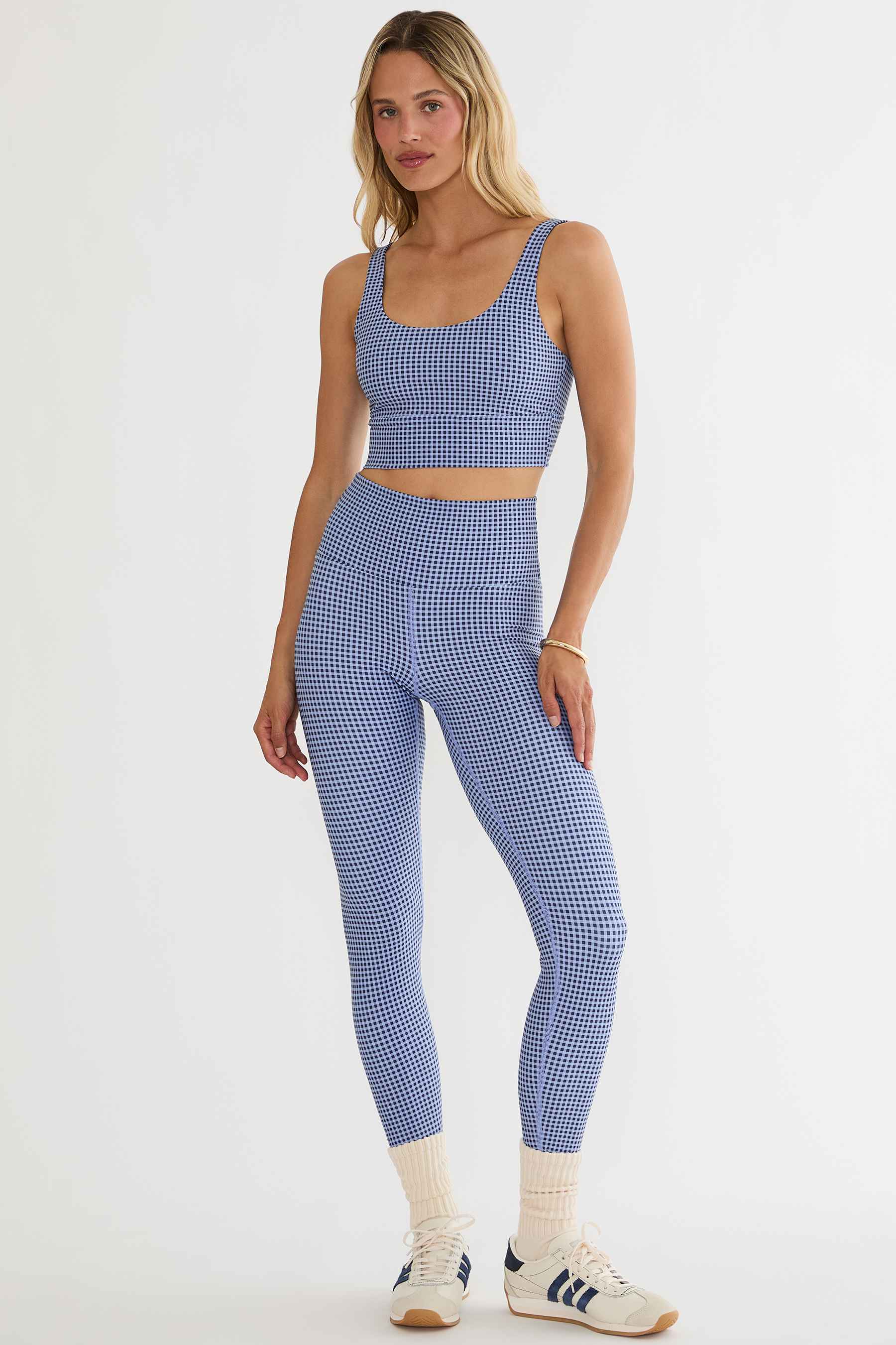 Piper Legging Blue Gingham