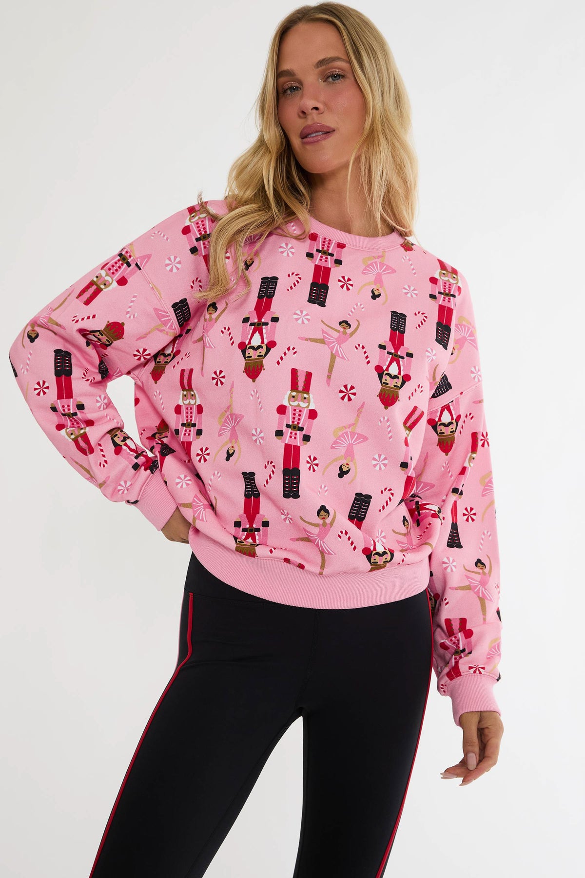 Devyn Oversized Sweatshirt Pirouette Pink