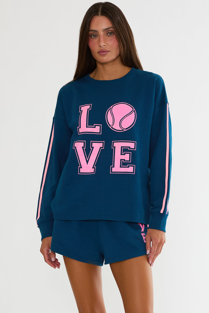 Cyra Top Seashell Isle Colorblock