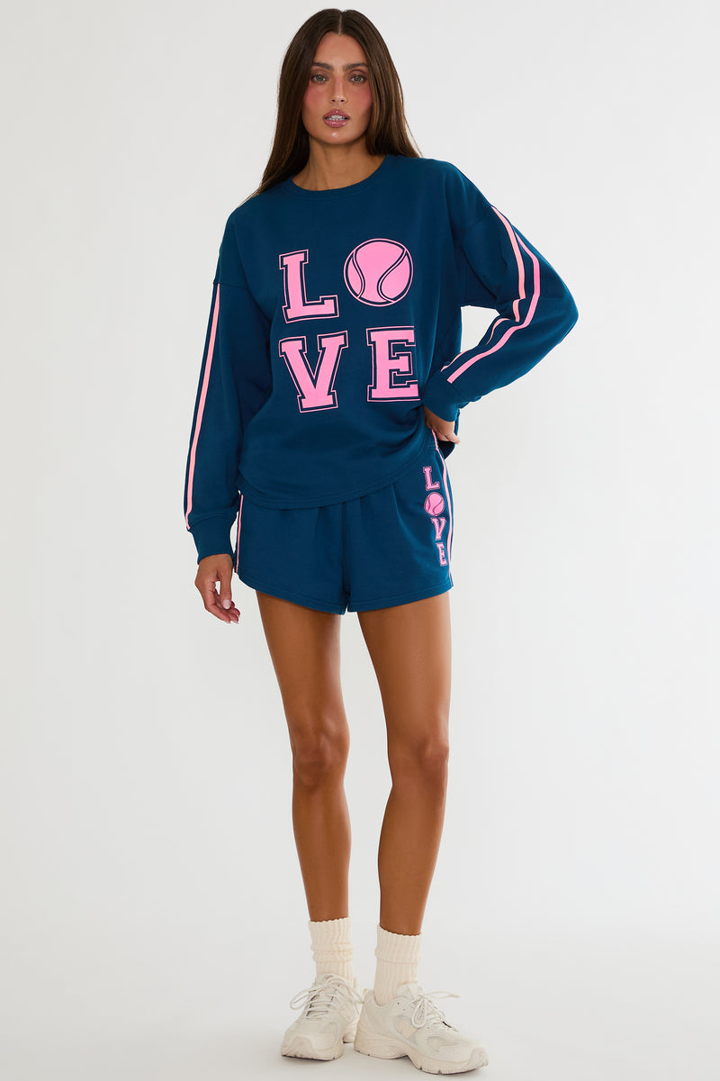 Malik Short Seashell Isle Colorblock