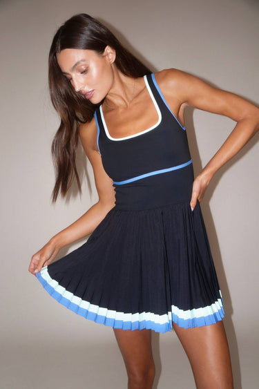 Beach Riot: Sapphire Sea Colorblock Antonia Tennis Dress Sapphire / L Beach Riot: Sapphire Sea Colorblock Antonia Tennis Dress Sapphire / L