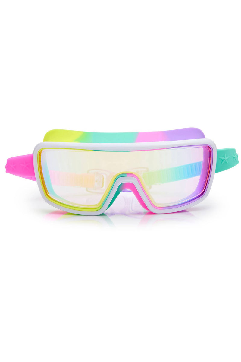 Bling2o Swim Goggle White Frame Blue Strap