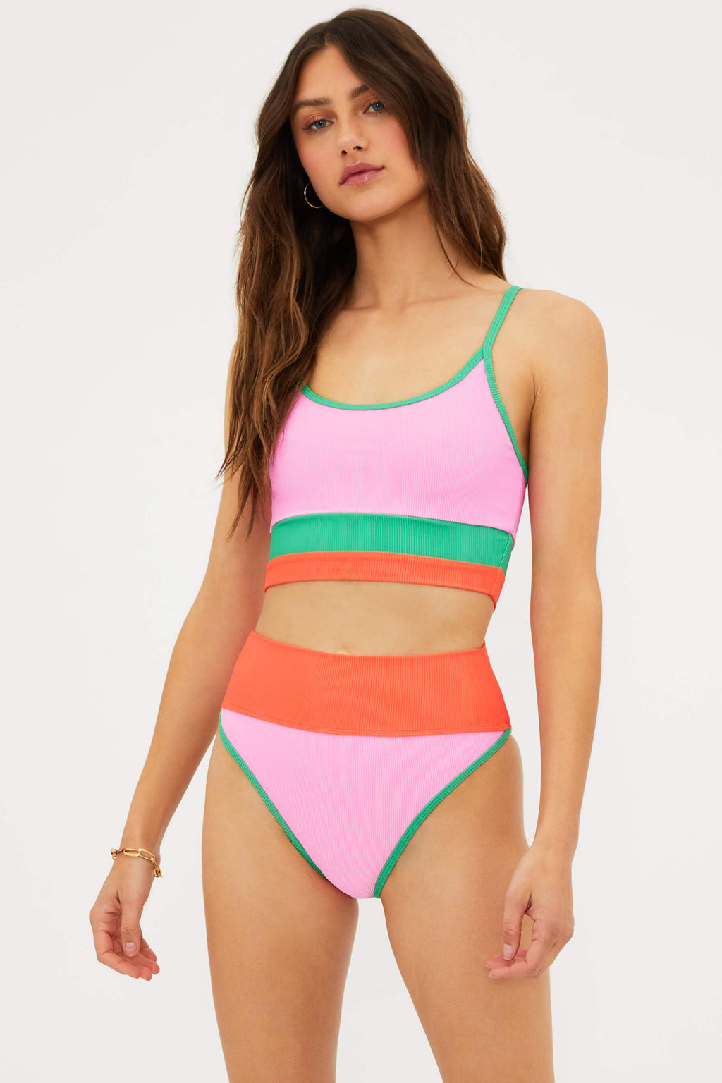 Emmy Bottom Coral Beach Colorblock