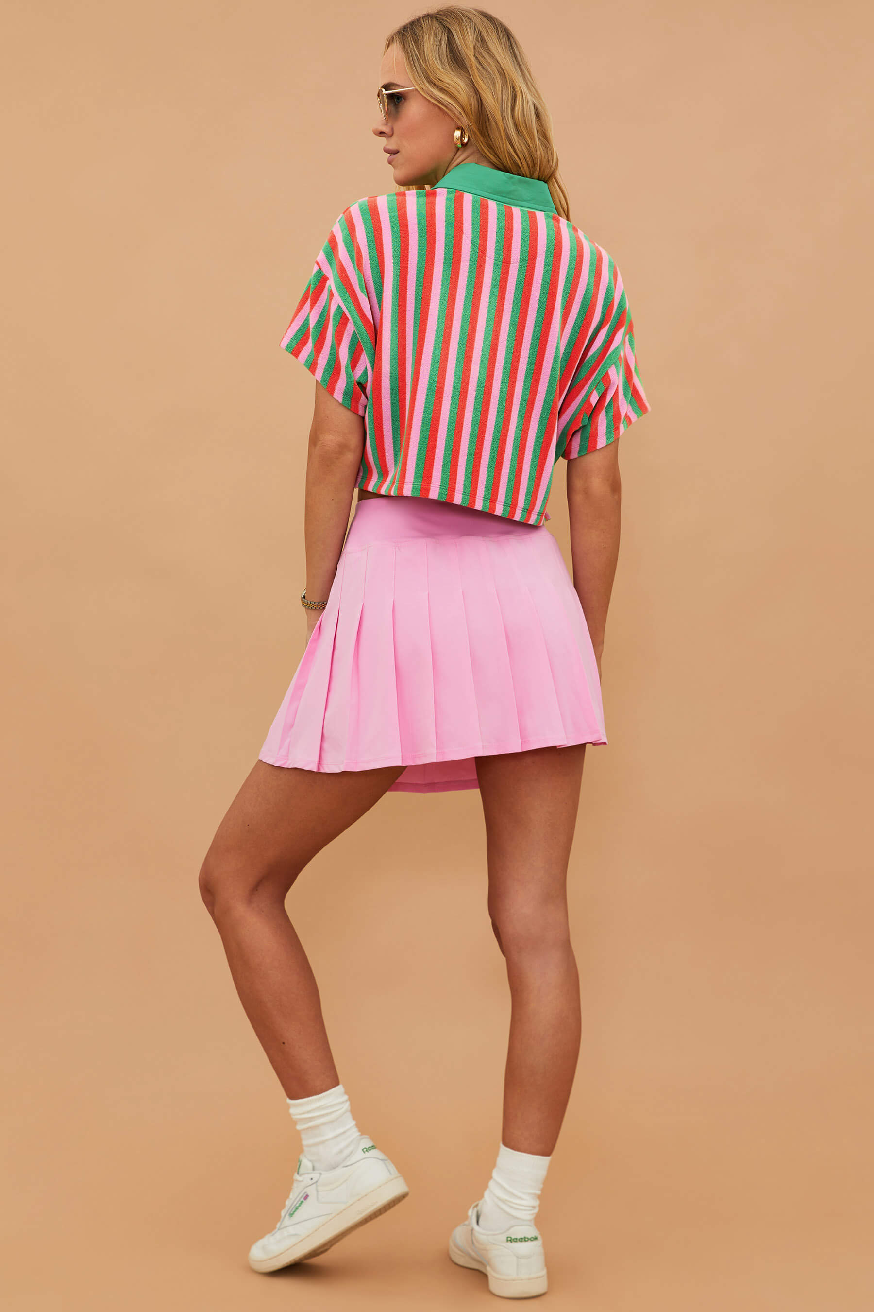 Cape Tennis Skirt Prism Pink