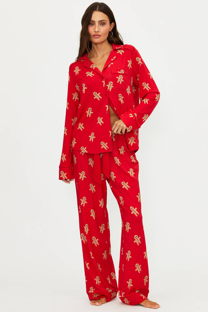 Livy & Connie PJ Set Gingerbread