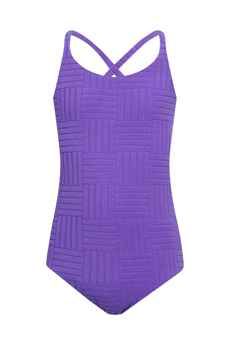 Little Julia One Piece Ultra Violet Terry