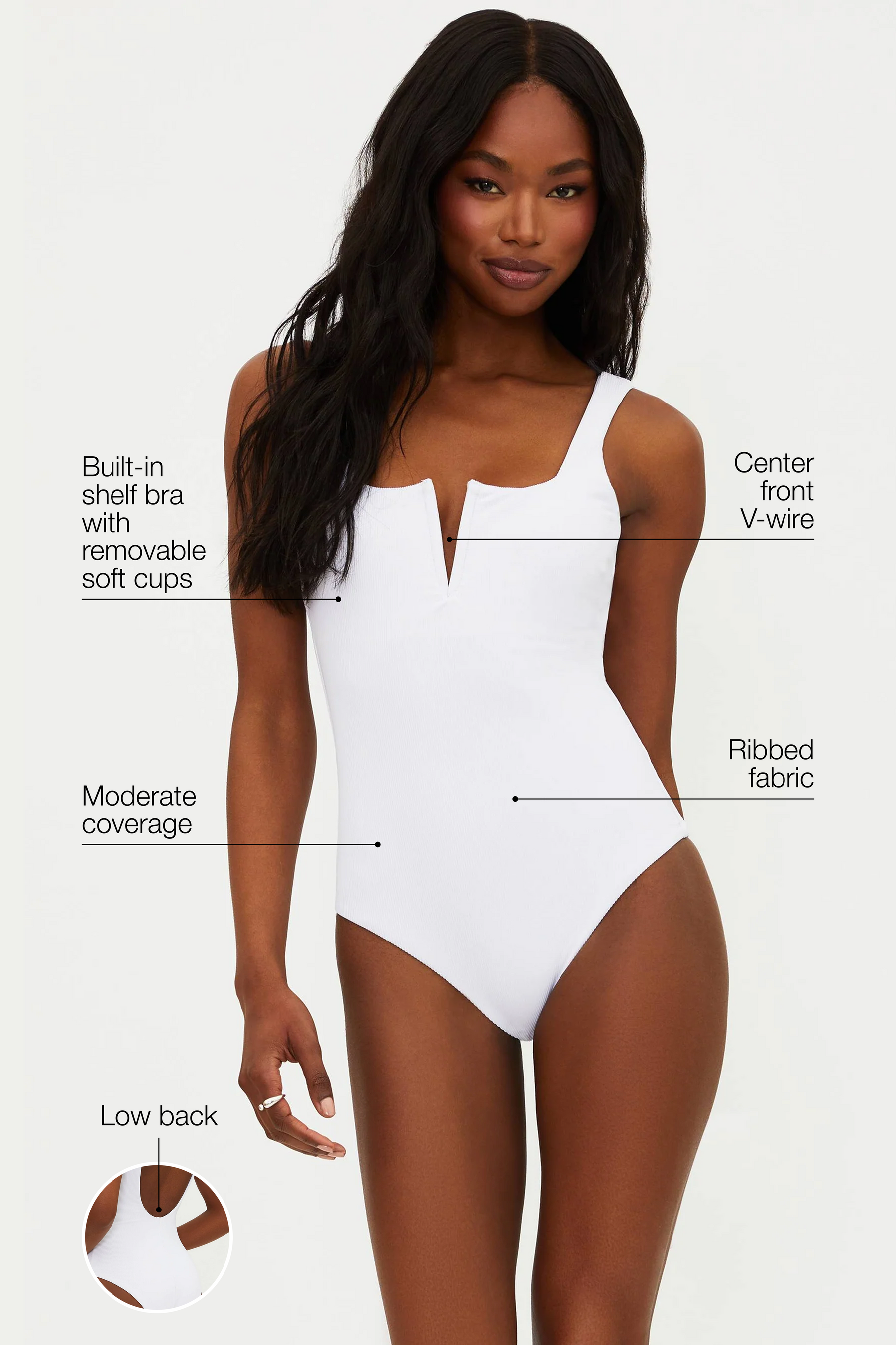 Tropez One Piece White