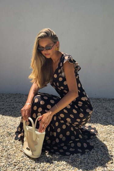 beach riot polka dot dress Beach Riot Elodie Dress