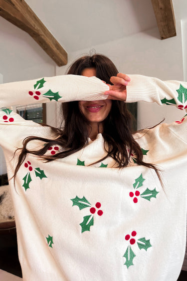 Callie Sweater Frosted Holly