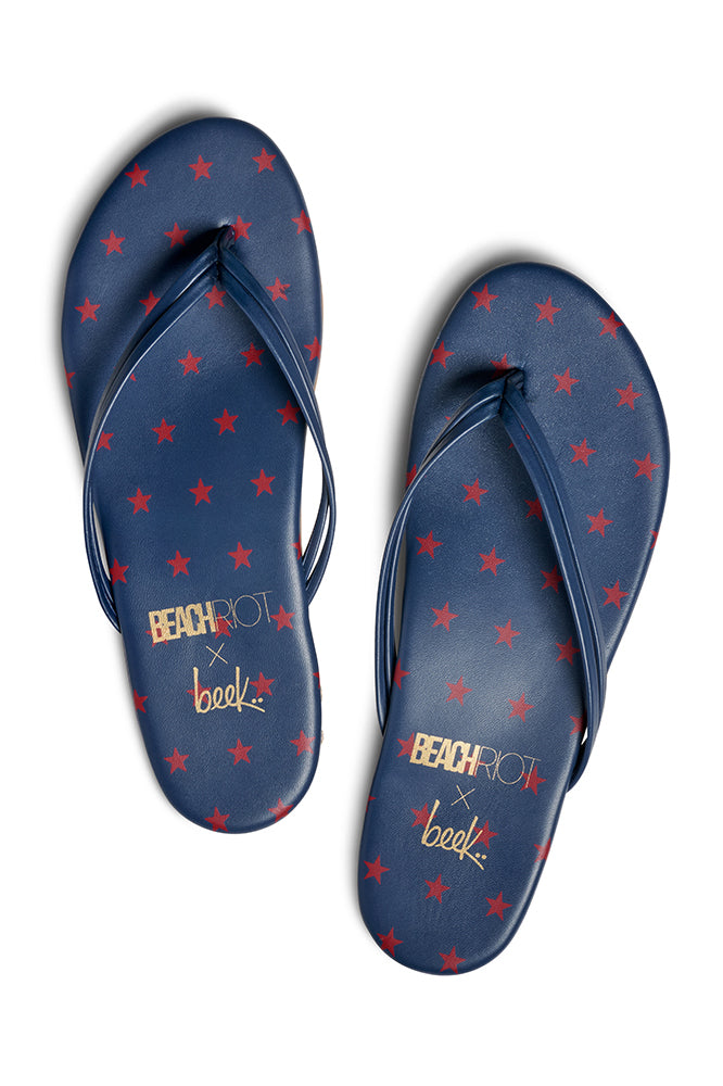 Beach Riot X Beek Beach Bird Sandal Star Spangled Seas