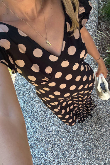 beach riot polka dot dress Beach Riot Elodie Dress
