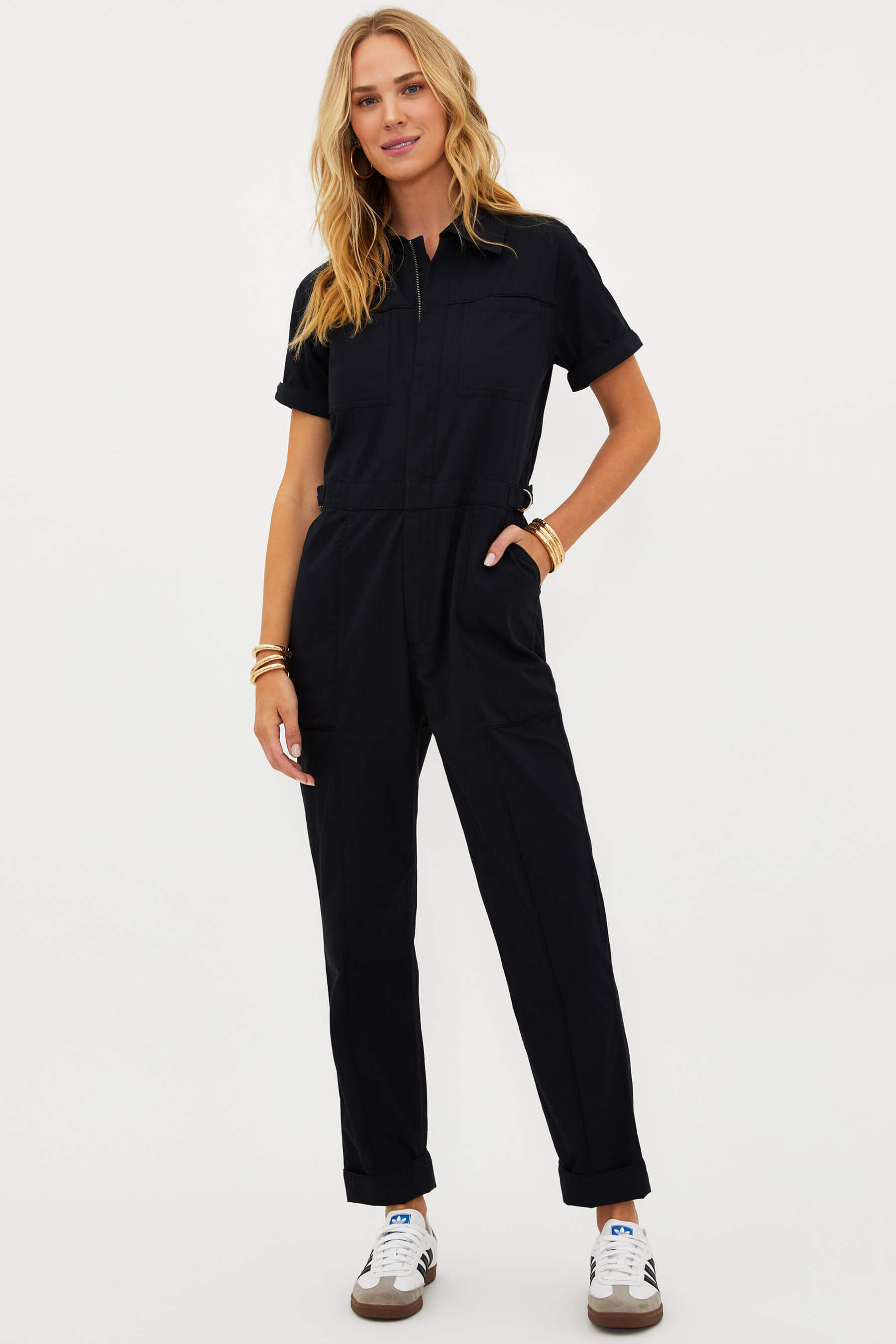 Racetrack Jumpsuit Black