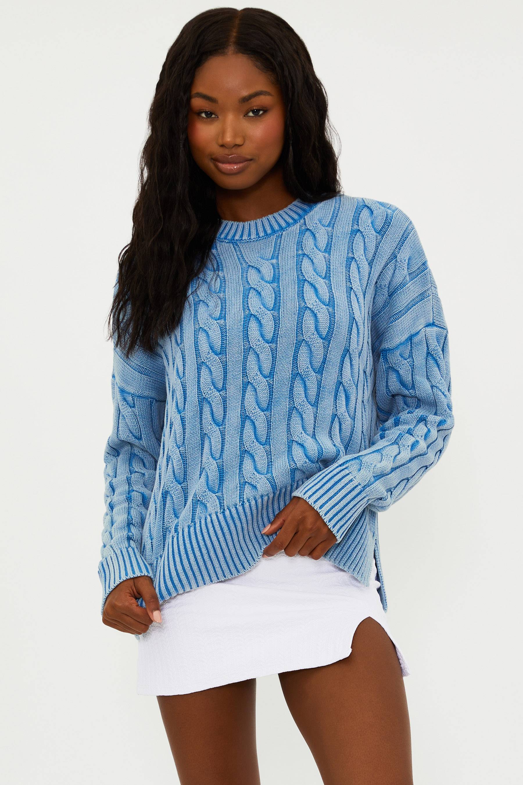 Beach Riot | Callie Sweater Denim Daze | Women's Sweater | Beach Riot