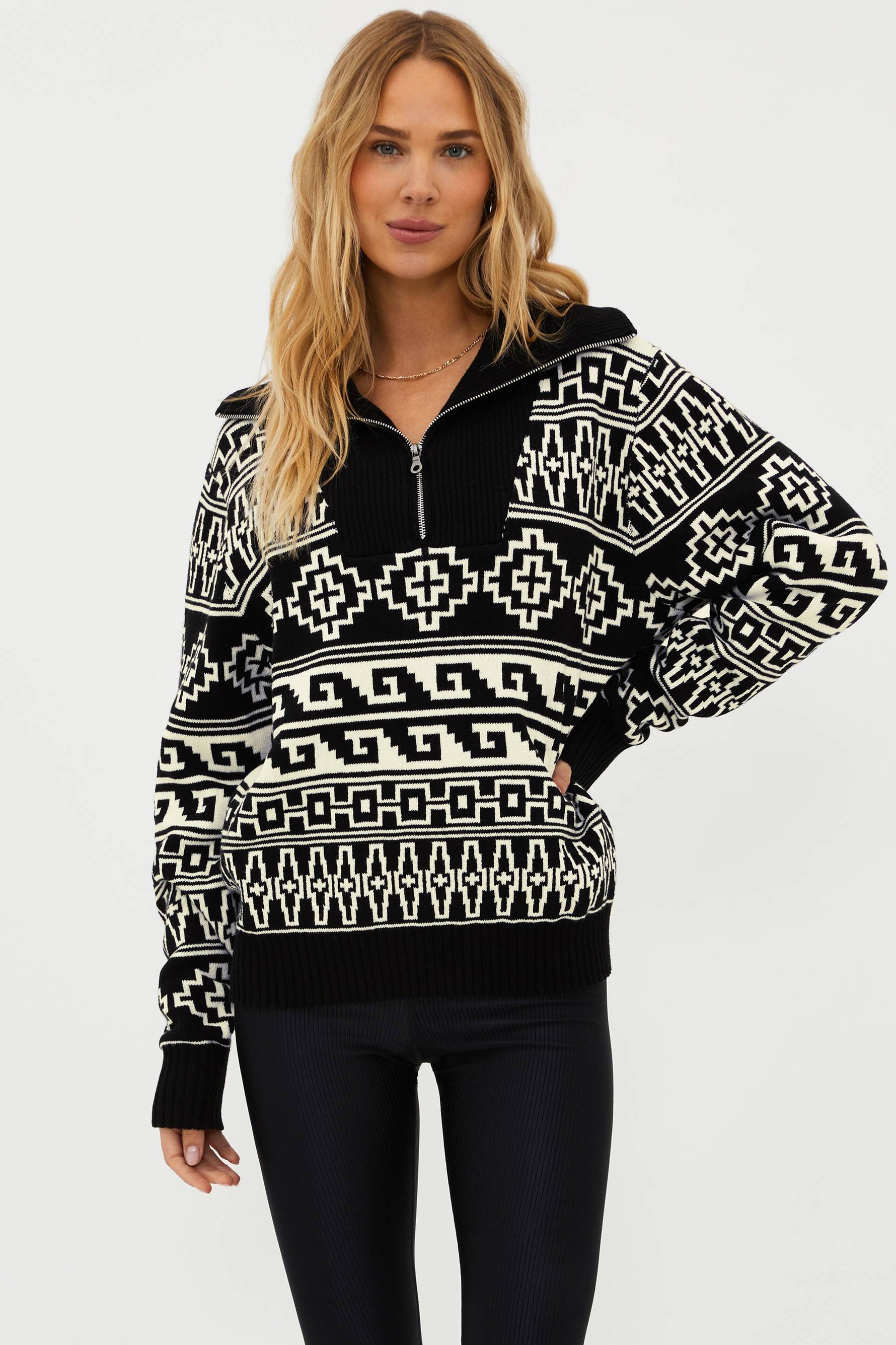 Monterey Sweater Sea Salt Wave