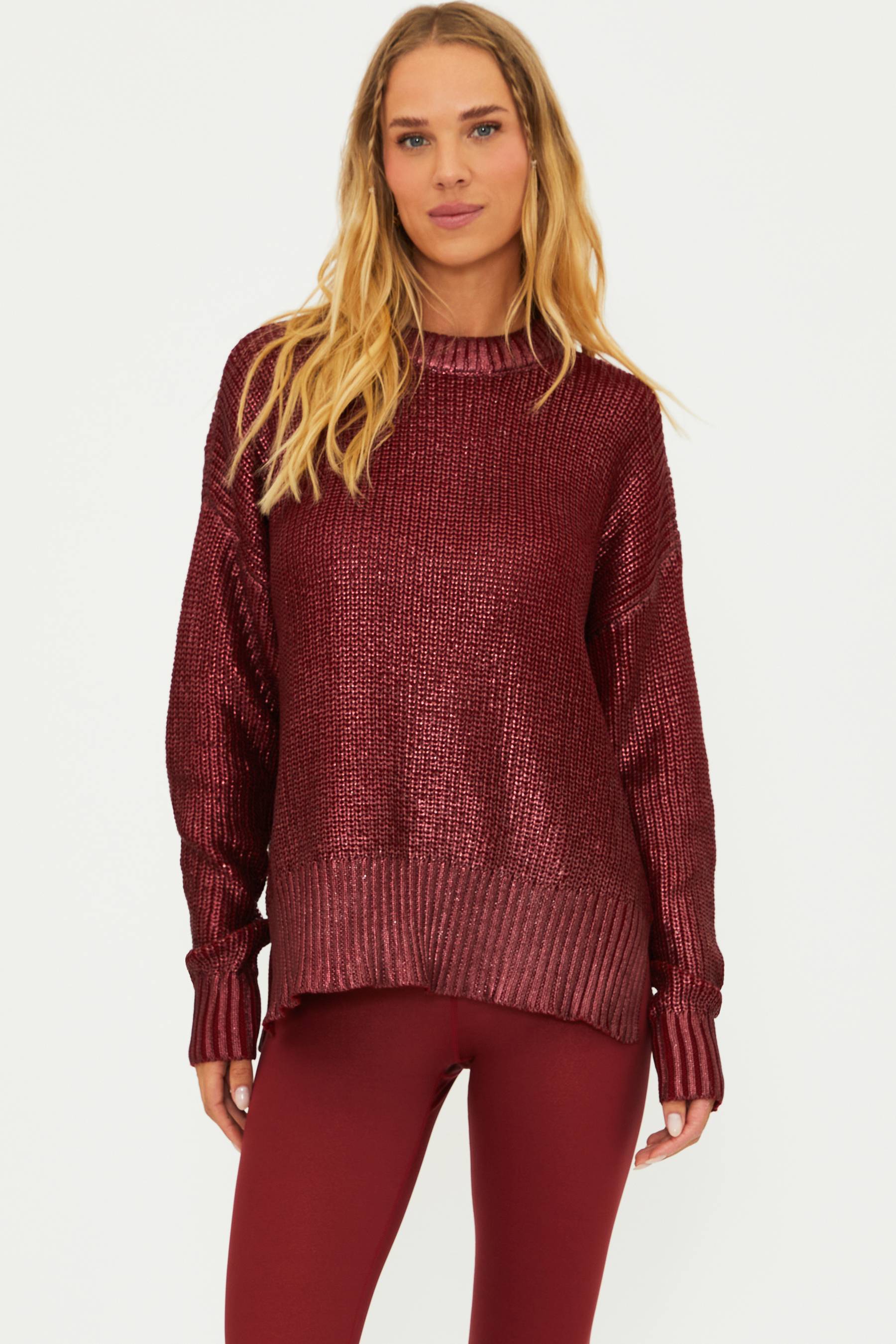 Callie Sweater Merlot Shine