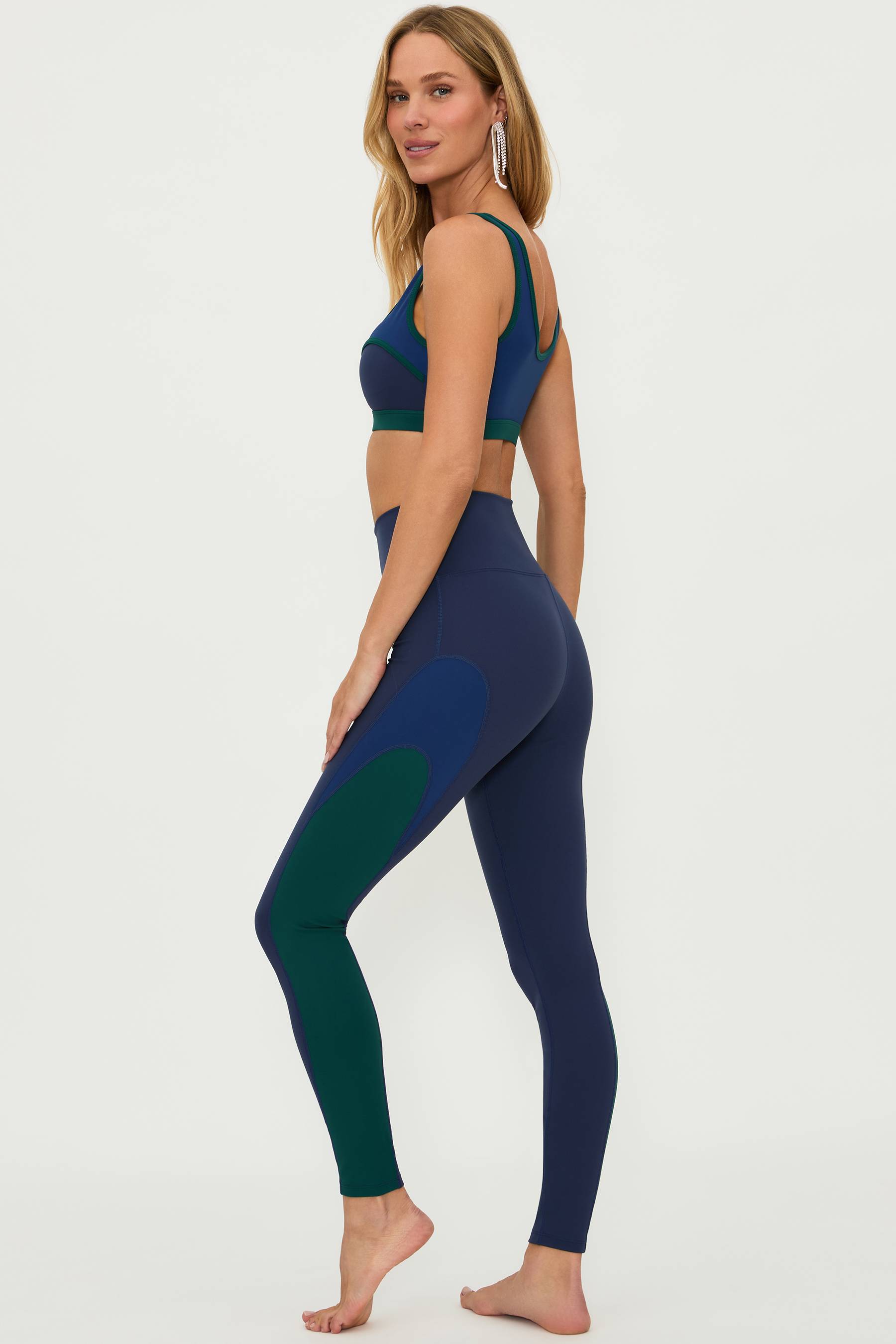 Pamila Legging Wintergreen Colorblock