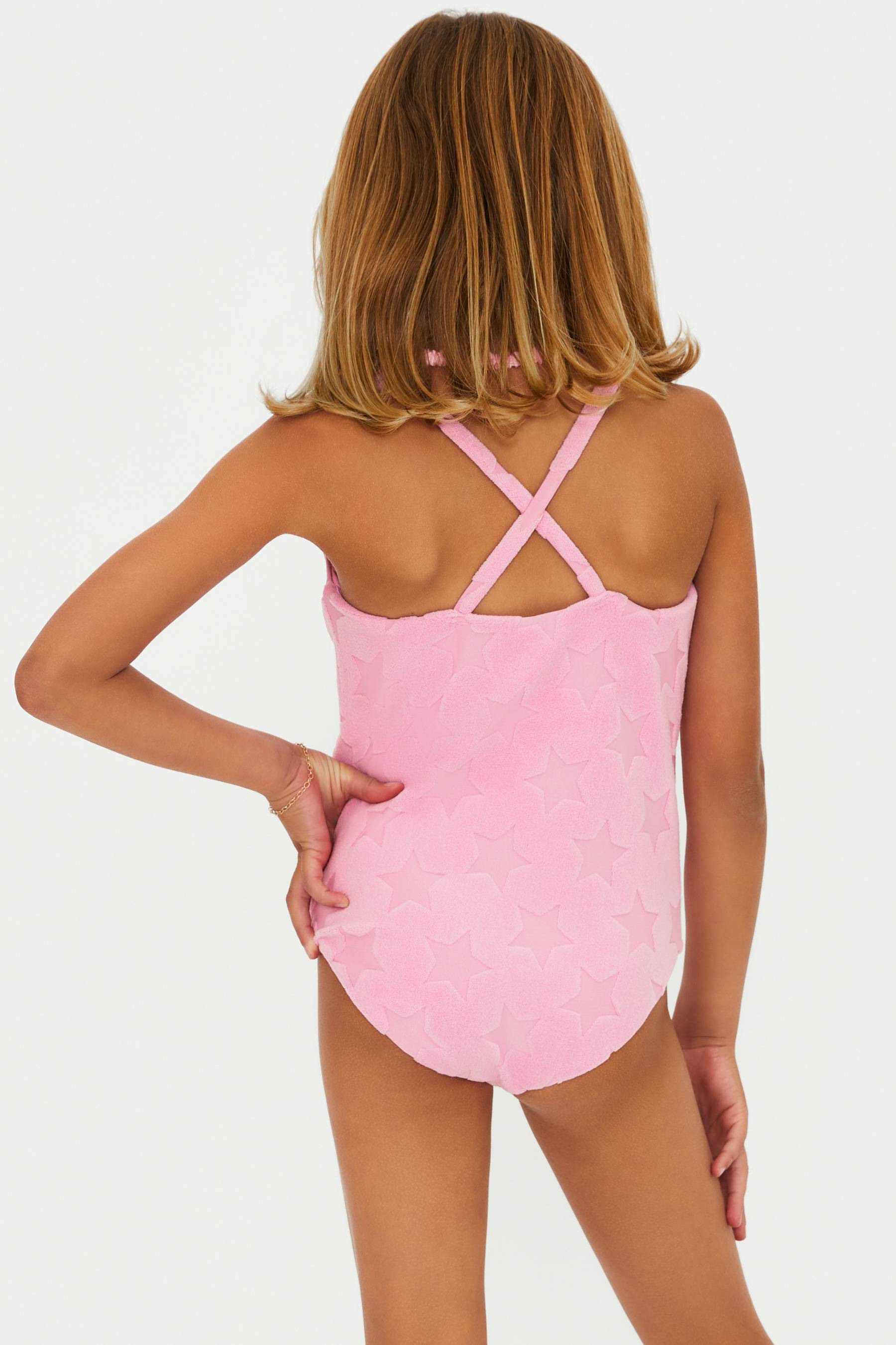 Little Julia One Piece Prism Pink Star